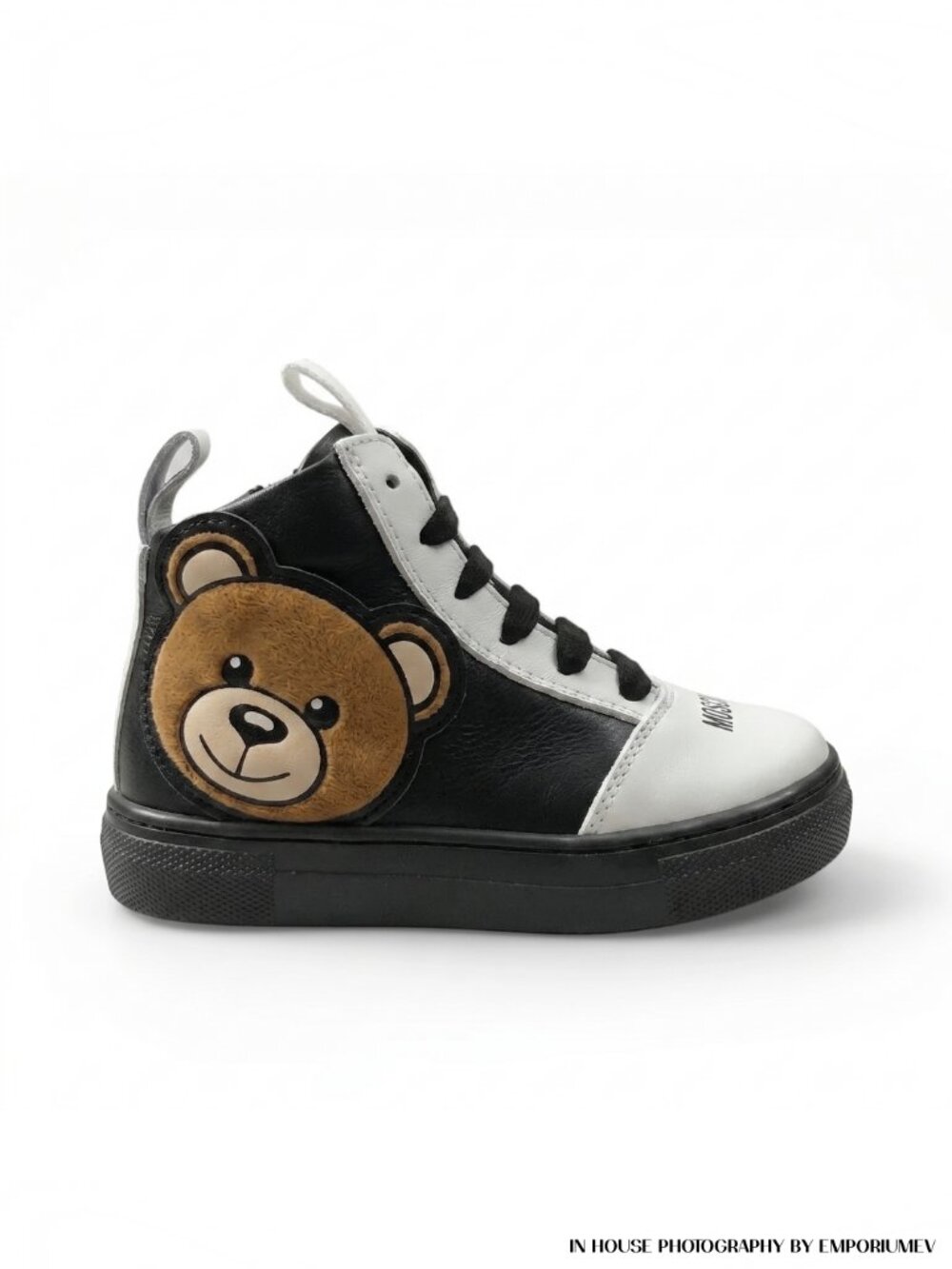 Moschino Teddy Bear Calf High Sneakers -Size  EU26- NWB